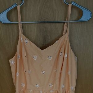 Old Navy Fit and Flare Eyelet MIDI Dress